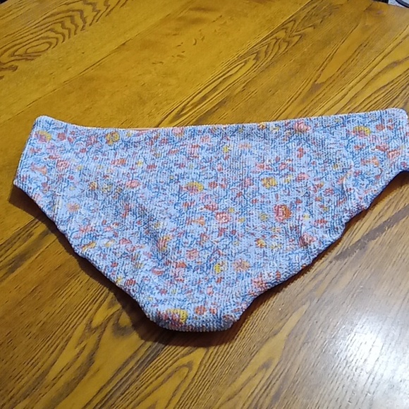J.CREW 3X Womens Bikini Bottom NEW Swim Swimwear Vacation Floral LIGHT BLUE - Picture 6 of 7